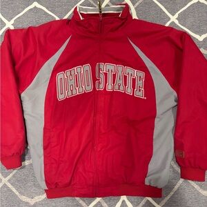 Colosseum Athletics Red and Gray Jacket